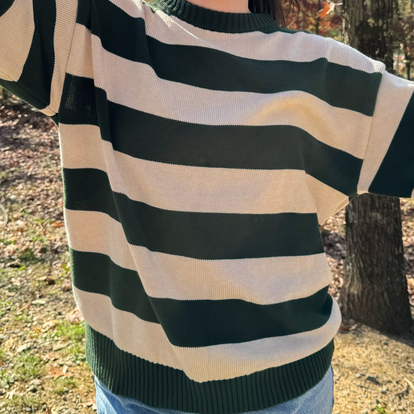 Forest Striped Sweater